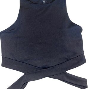 Express Black Crop Top